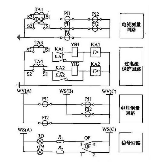 干貨開關(guān)柜二級電路知識和接線圖~