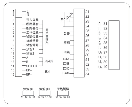 中高壓開關(guān)柜狀態(tài)綜合測控保護(hù)裝置