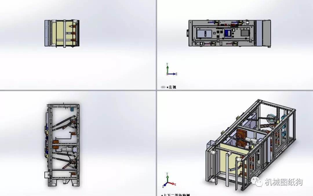 6-10KV電源開關(guān)柜三維模型圖Solidworks設(shè)計