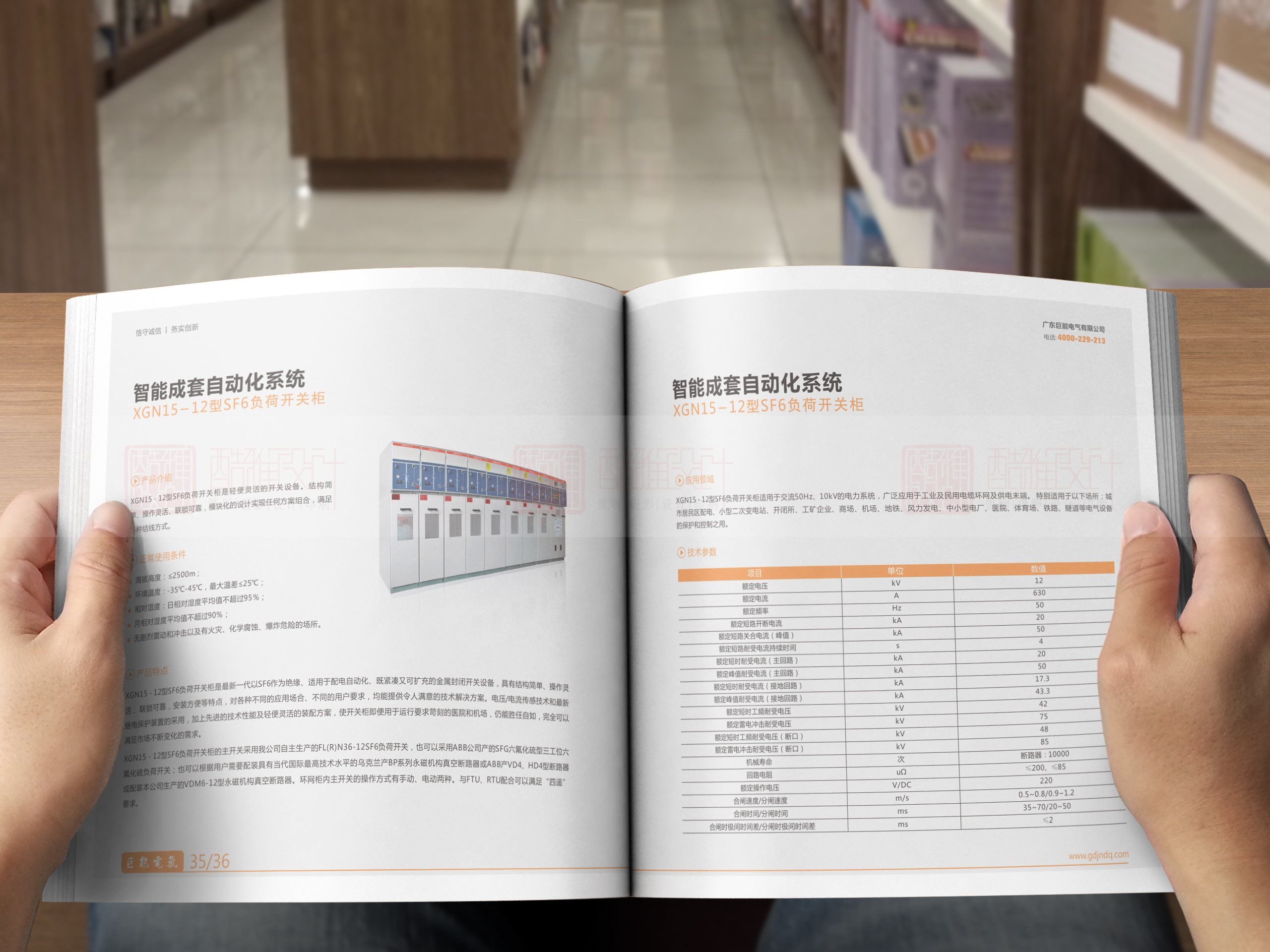 XGN15-12 SF6負(fù)載開關(guān)柜圖畫書設(shè)計(jì)案例