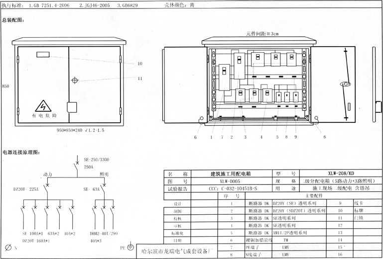 如何在施工現(xiàn)場配置臨時(shí)用電配電箱(機(jī)柜)？標(biāo)準(zhǔn)化的例子！