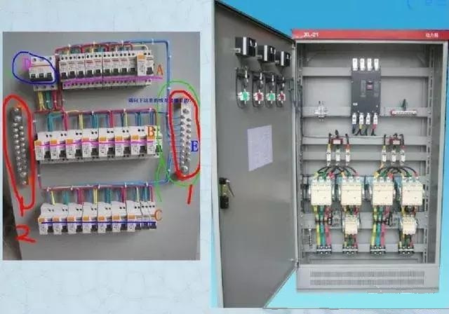 詳細說明了電氣設(shè)計中配電箱配電柜的接線圖。