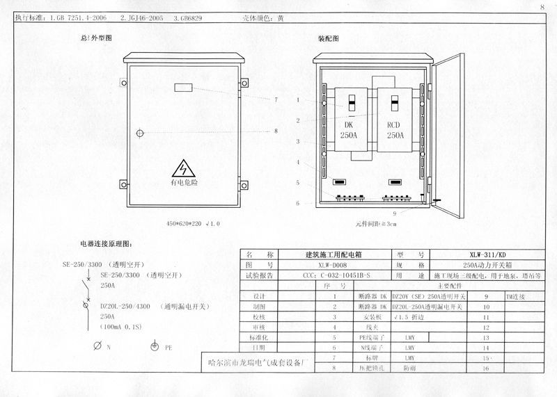 較完整的施工現(xiàn)場臨時用電配電箱(機柜)標準化配置圖集！